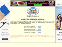 Tablet Screenshot of medihelpist.com